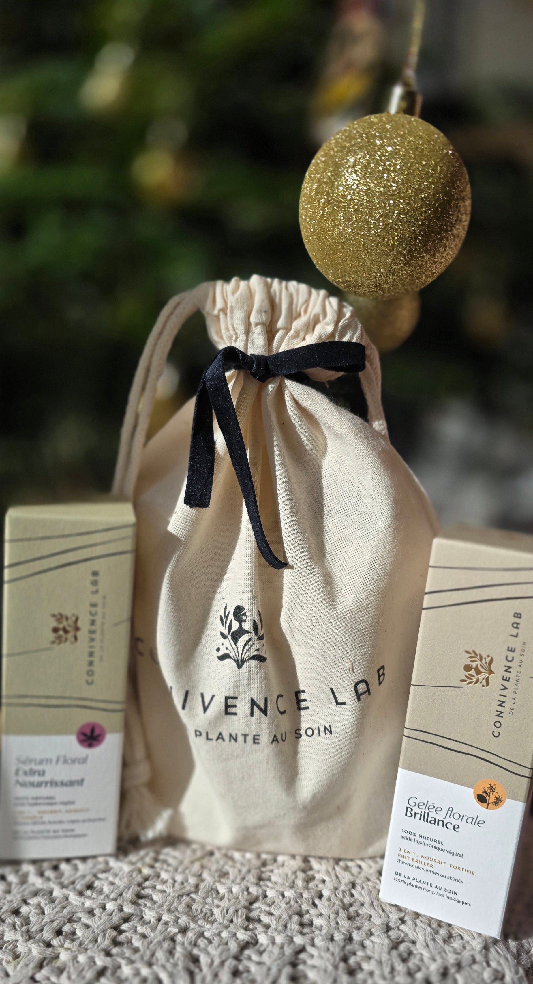 Coffret Cheveux - Brillance Slow & Glow I Avec joli pochon 100% Coton