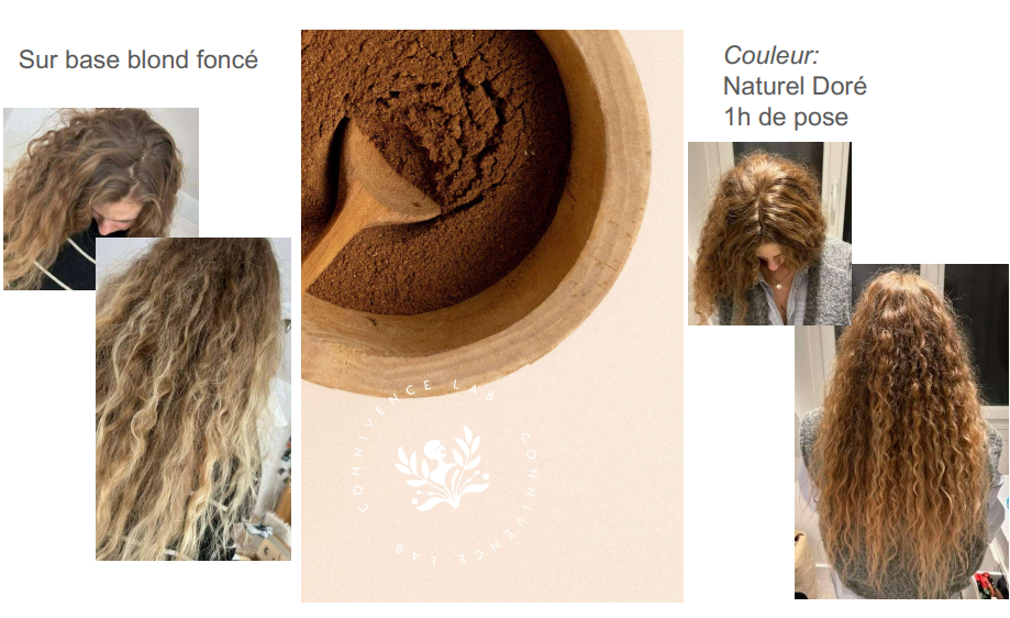 Coloration Végétale Naturel Doré