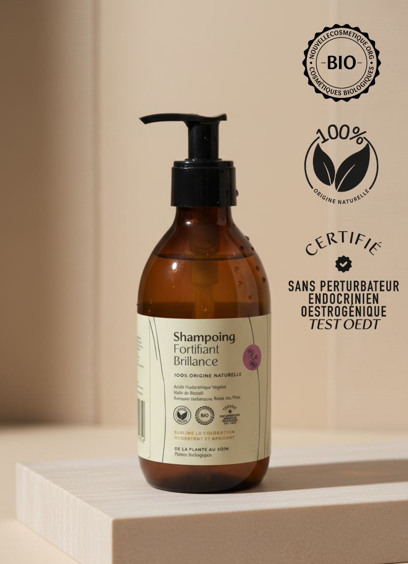 Shampoing Fortifiant Brillance – Bio et 100% Origine Naturelle I🏅Certifié sans perturbateur endocrinien