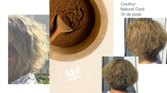 Coloration Végétale Naturel Doré