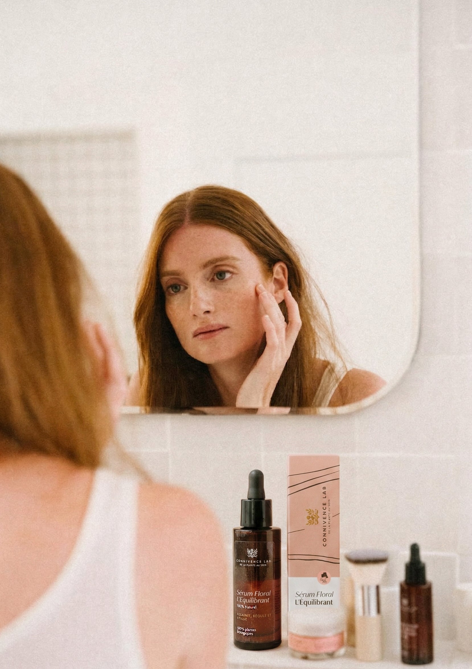 Sérum floral Biphase L'Equilibrant 2-en-1 : Cuir chevelu & Visage